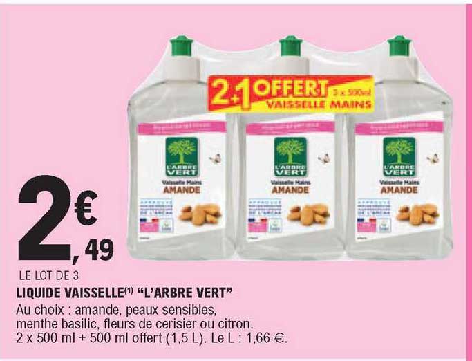 liquide vaisselle "l'arbre vert"
