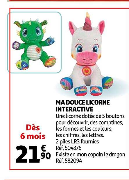 ma douce licorne interactive