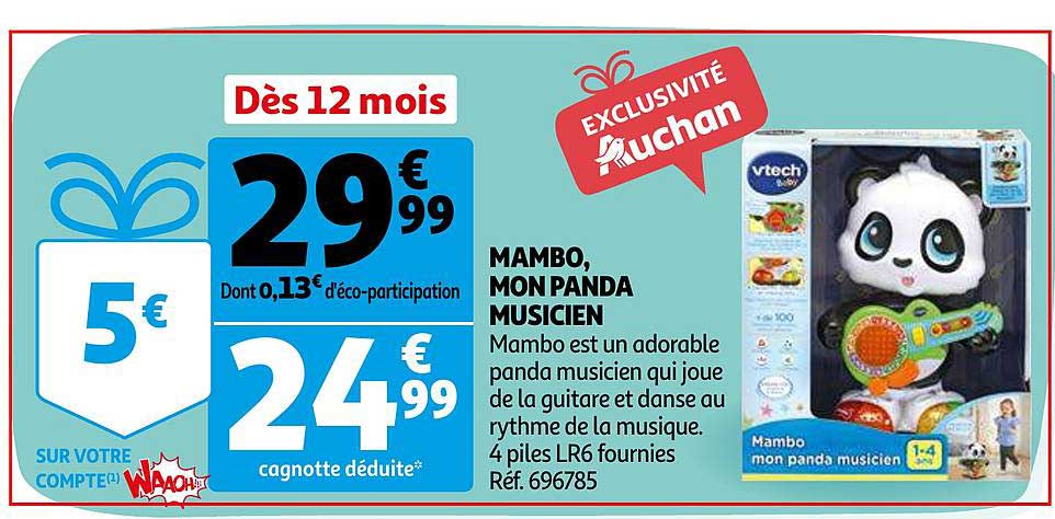 mambo, mon panda musicien