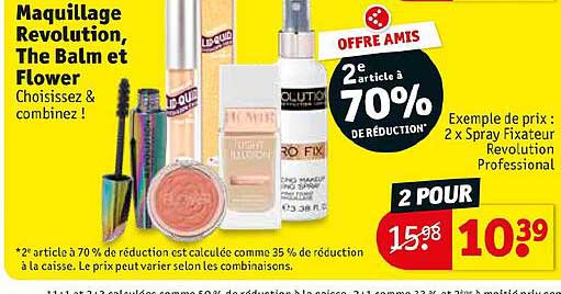 maquillage revolution the balm et flower