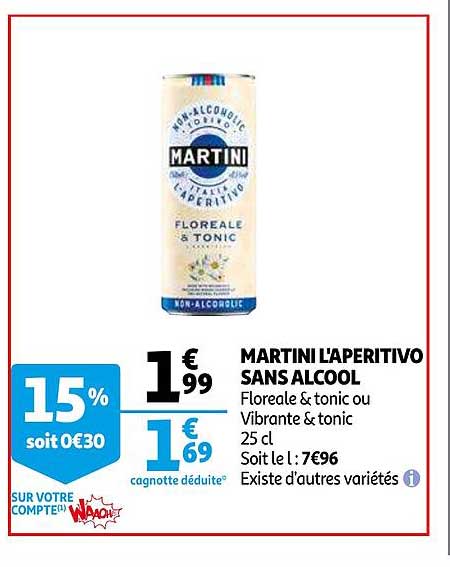 Martini L'aperitivo Sans Alcool