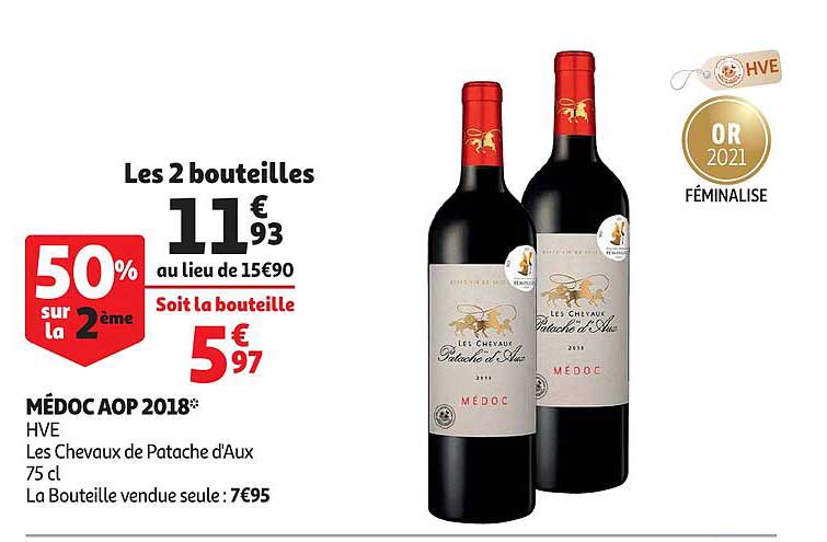 médoc aop 2018 hve les chevaux de patache d'aux