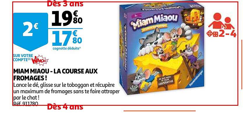 miam miaou - la course aux fromages !
