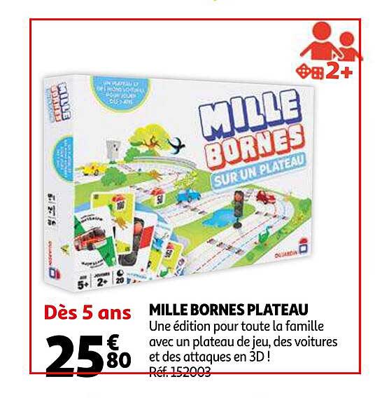 mille bornes plateau