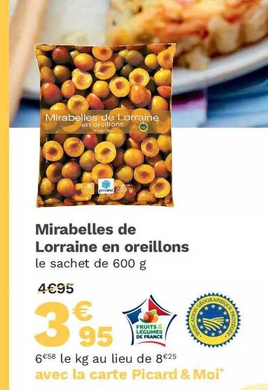 Mirabelles De Lorraine En Oreillons
