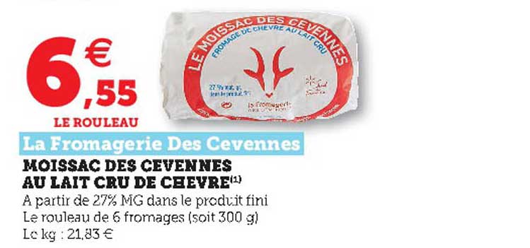 Moissac Des Cevennes Au Lait Cru De Chèvre