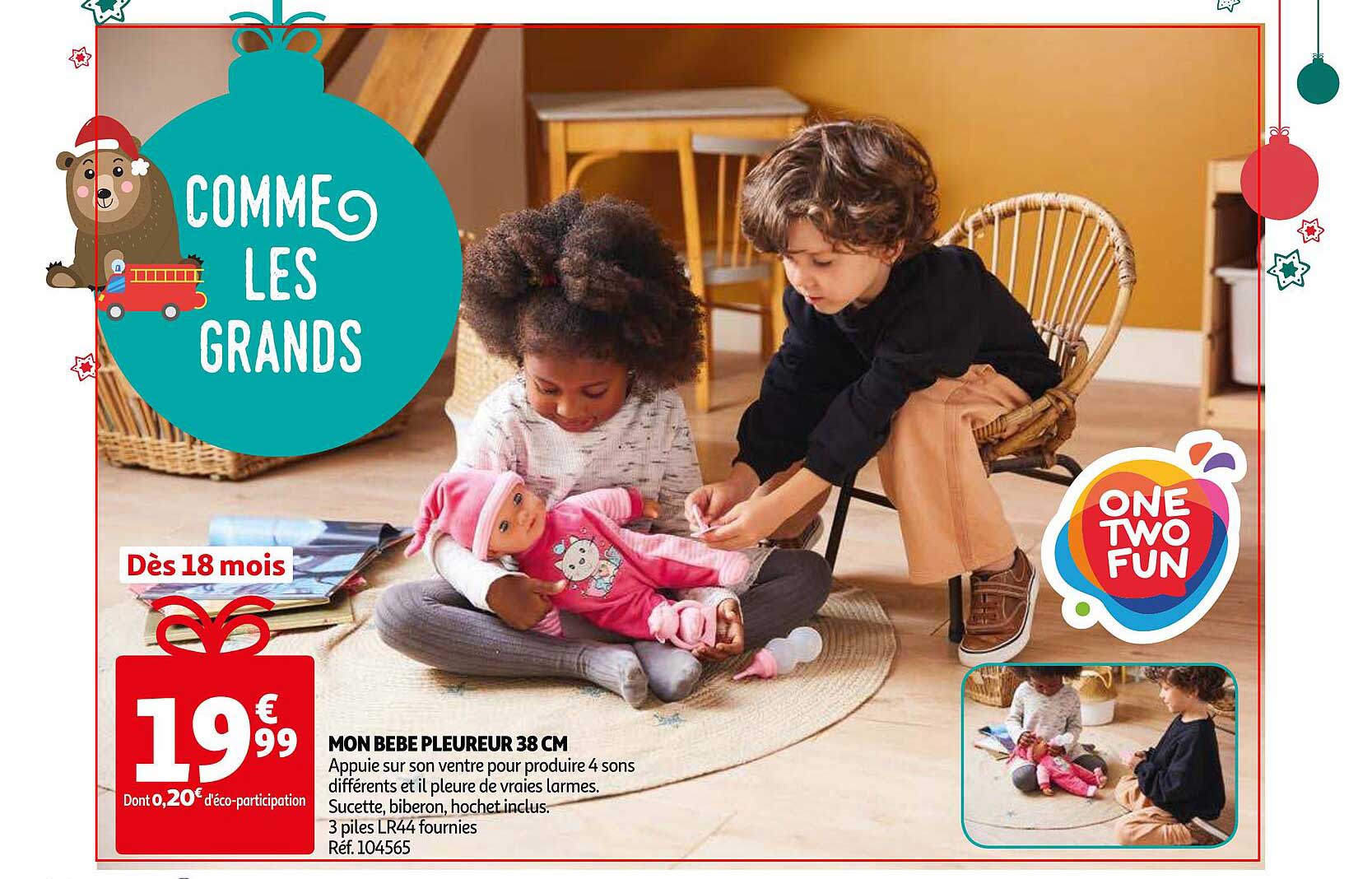 mon bébé pleureur 38 cm