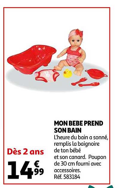 mon bébé prend son bain
