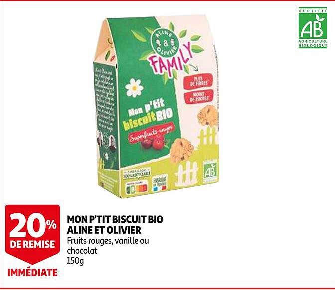mon p'tit biscuit bio aline et olivier