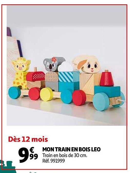 mon train en bois léo