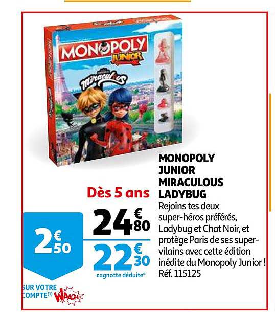 monopoly junior miraculous ladybug