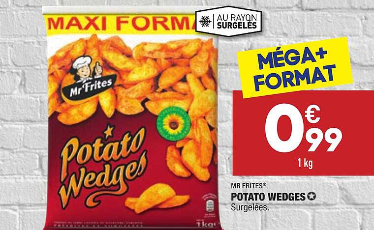 mr frites potato wedges