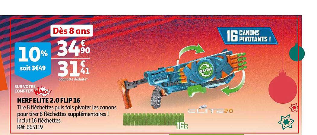 nerf elite 2.0 flip 16