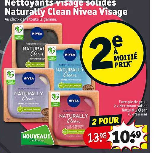 nettoyants visage solides naturally clean nivea visage