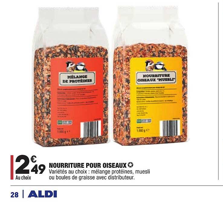 nourriture pour oiseaux