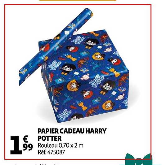 papier cadeau harry potter