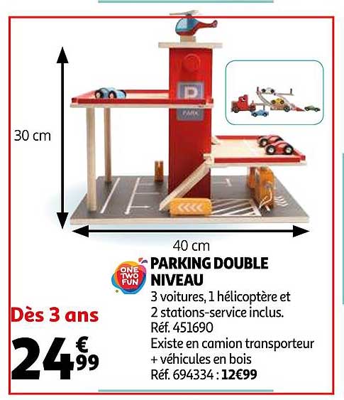 parking double niveau one two fun