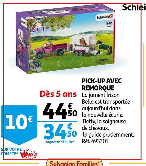 pick-up avec remorque