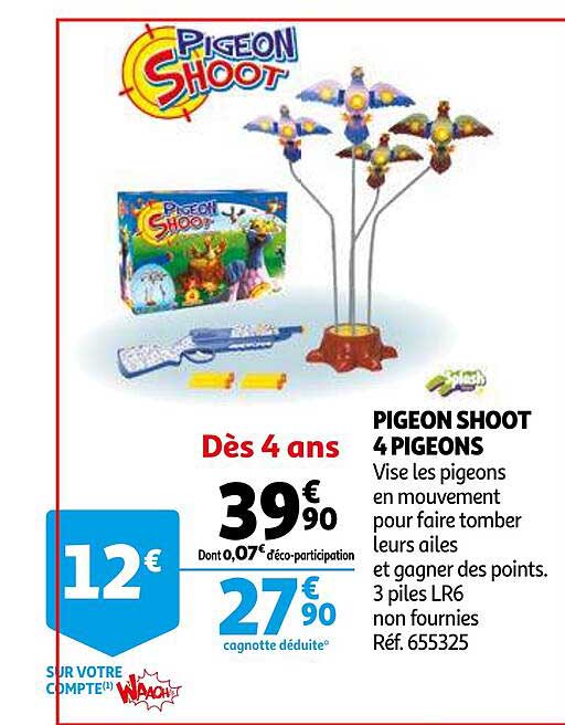 pigeon shoot 4 pigeons