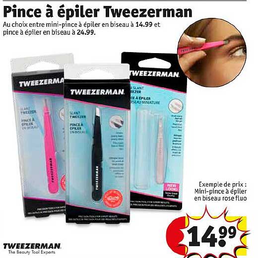 Pince à épiler Tweezerman
