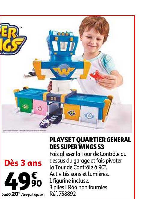 playset quartier general des super wings s3