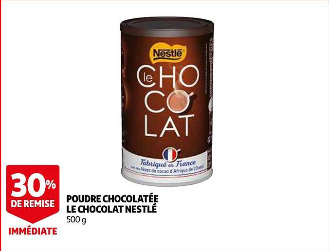 poudre chocolatée le chocolat nestlé