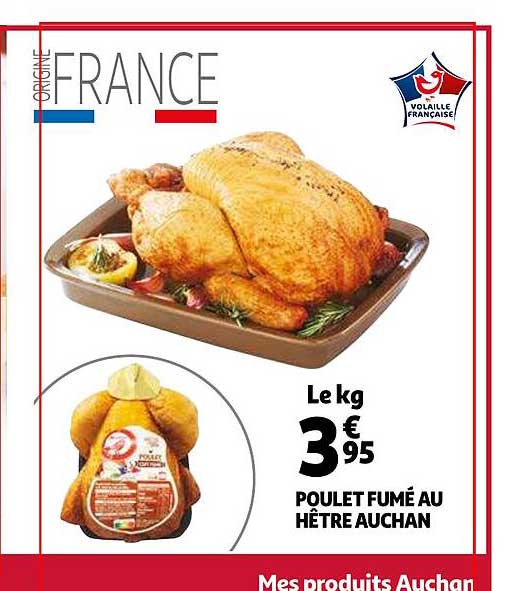Poulet Fumé Au Hêtre Auchan