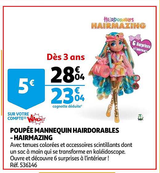 poupée mannequin hairdorables - hairmazing