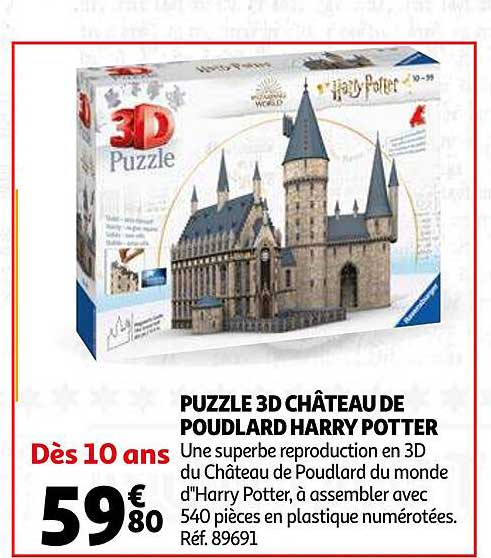 puzzle 3d château de poudlard harry potter