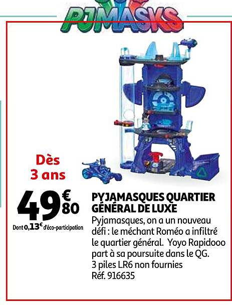 Pyjamasques Quartier Général De Luxe