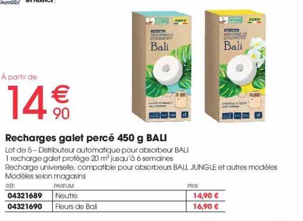 Recharges Galet Percé 450 G Bali