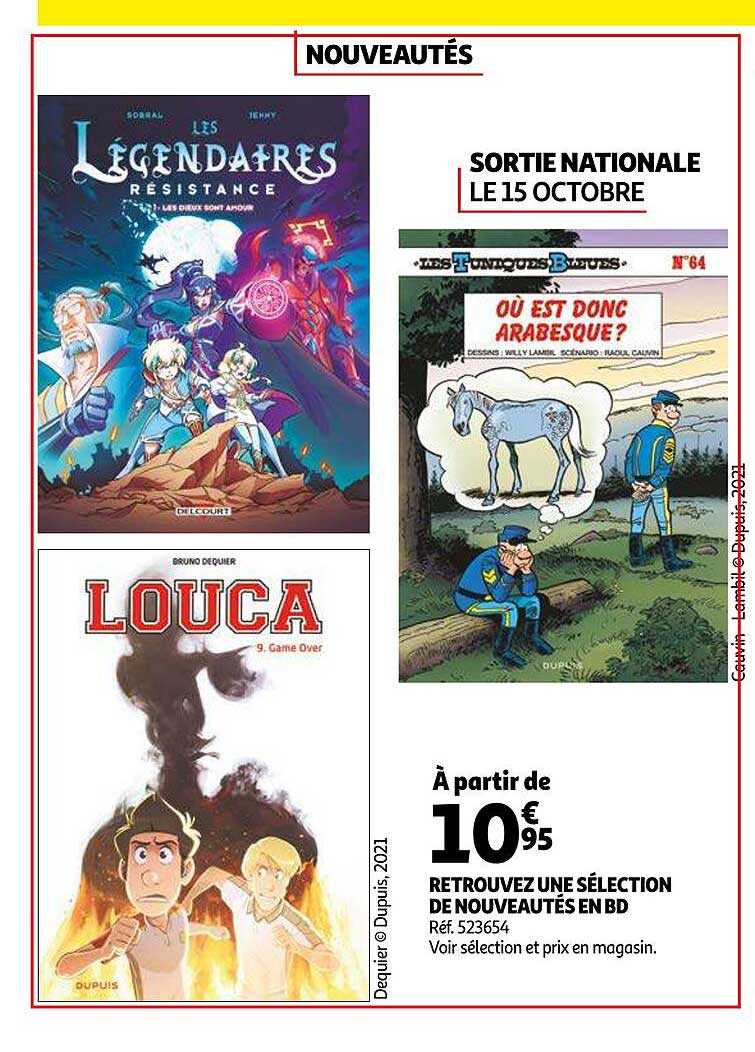 retrouvez sélection de nouveautés en bd