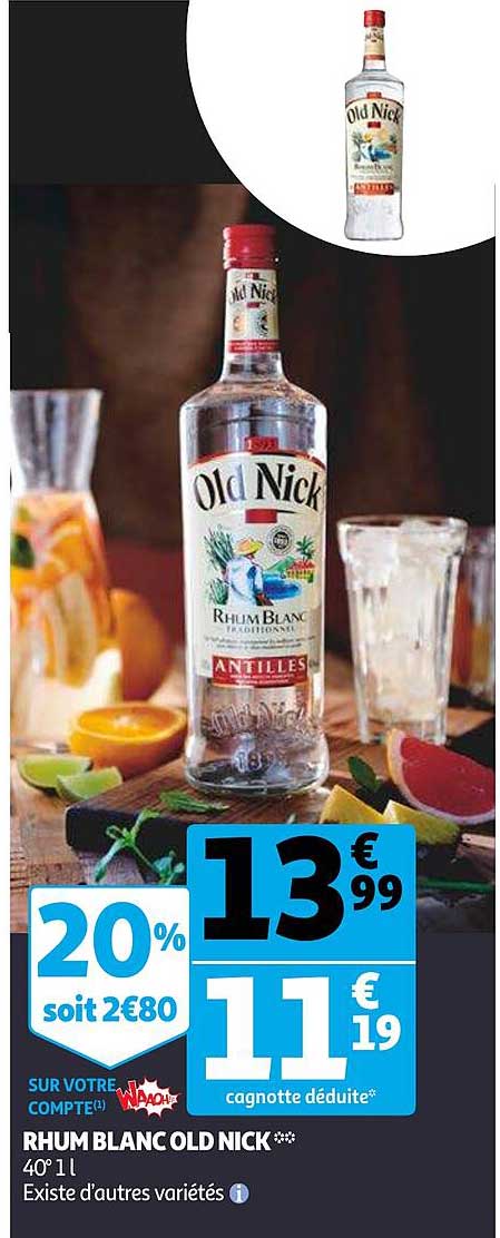 rhum blanc old nick
