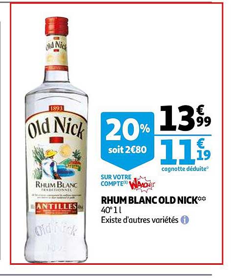 rhum blanc old nick