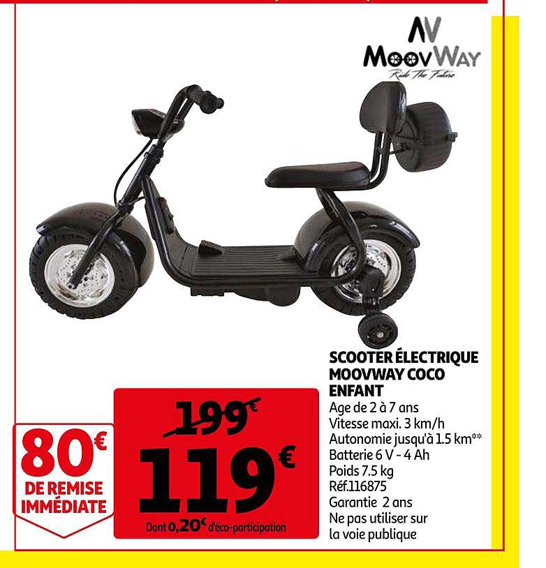 Scooter électrique Moovway Coco Enfant