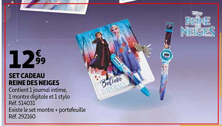 set cadeau reine des neiges