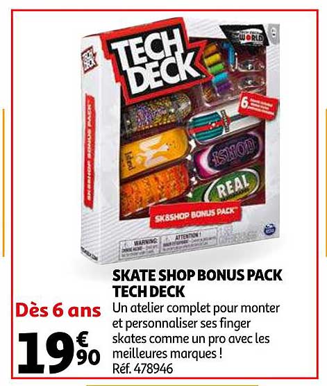 skate shop bonus pack tech deck