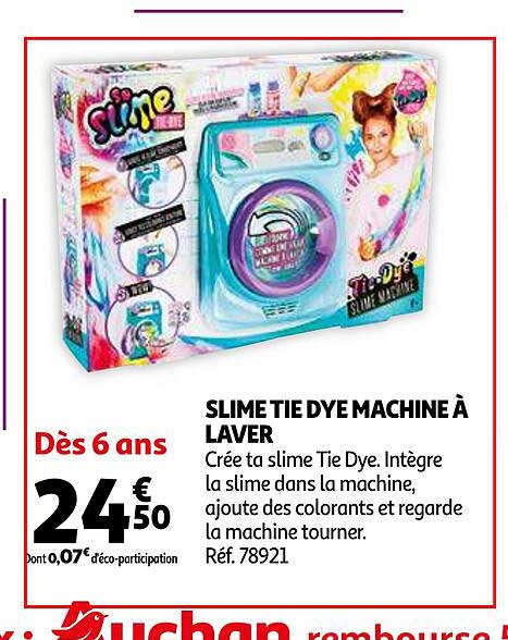 slime tie dye machine à laver