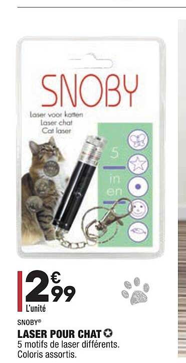 snoby laser pour chat