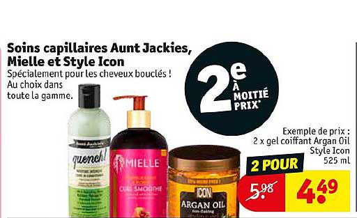 soins capillaires aunt jackies mielle et style icon