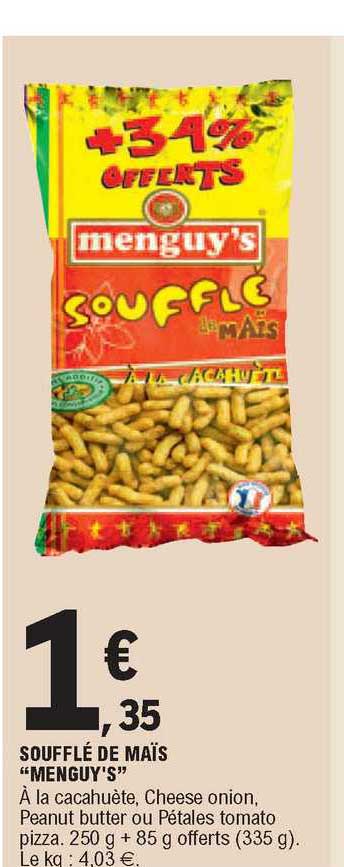 Soufflé De Maïs "menguy's