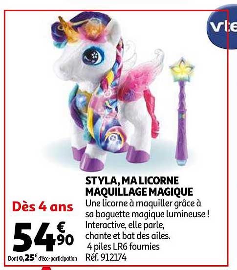 styla, ma licorne maquillage magique