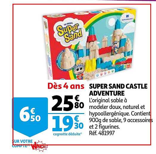 super sand castle adventure