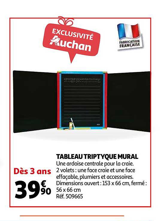 Tableau Triptyque Mural