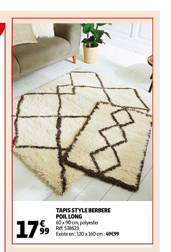 tapis style berbere poil long