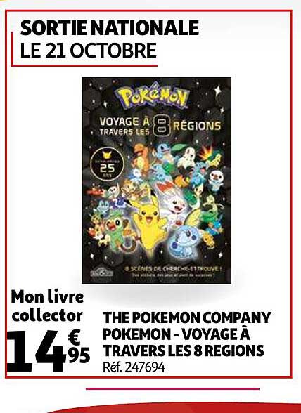 The Pokémon Company Pokémon - Boyage à Travers Les 8 Régions : Mon Livre Collector