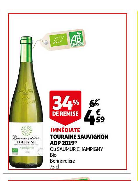 touraine sauvignon aop 2019 ou saumur champigny
