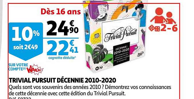 trivial pursuit décennie 2010-2020