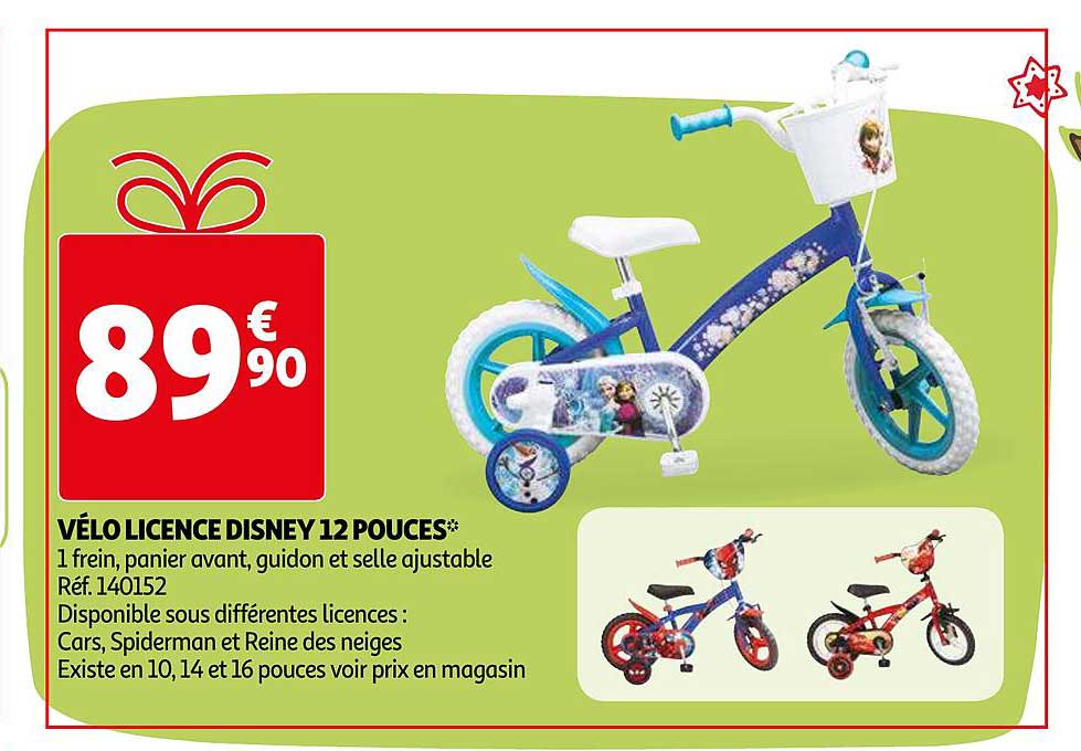 Vélo Licence Disney 12 Pouces