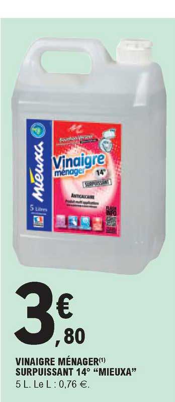 Vinaigre Ménager Surpuissant 14° "mieuxa"